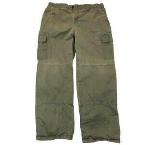 Lands End Womens Cargo Pants Size 20H Lined Outdoors Lined Straight Leg Casual